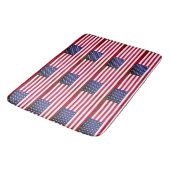 Grand tapis de bain avec drapeau des Etats-Unis (Angle)