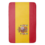 Grand tapis de bain avec drapeau d'Espagne (devant Vertical)