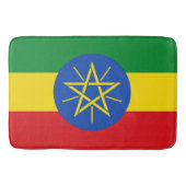 Grand tapis de bain avec drapeau d'Ethiopie (Devant)