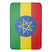 Grand tapis de bain avec drapeau d'Ethiopie (devant Vertical)