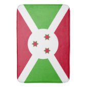 Grand tapis de bain avec drapeau du Burundi (devant Vertical)