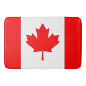 Grand tapis de bain avec drapeau du Canada (Devant)