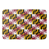 Grand tapis de bain avec drapeau du Maryland, USA (Devant)