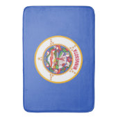 Grand tapis de bain avec drapeau du Minnesota, USA (devant Vertical)