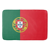 Grand tapis de bain avec drapeau du Portugal (Devant)
