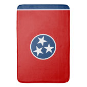Grand tapis de bain avec drapeau du Tennessee, USA (devant Vertical)