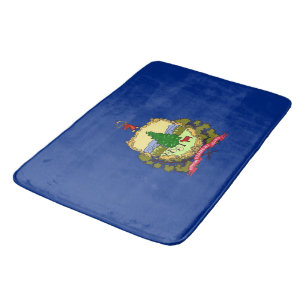 Grand tapis de bain avec drapeau du Vermont, USA