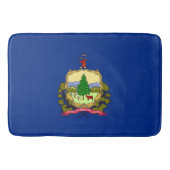 Grand tapis de bain avec drapeau du Vermont, USA (Devant)