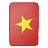 Grand tapis de bain avec drapeau du Vietnam (devant Vertical)