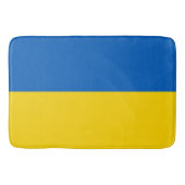 Grand tapis de bain avec drapeau d'Ukraine (Devant)