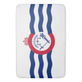 Grand tapis de bain avec le drapeau de Cincinnati (devant Vertical)