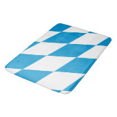 Grand tapis de bain avec le drapeau de la Bavière, (Angle)