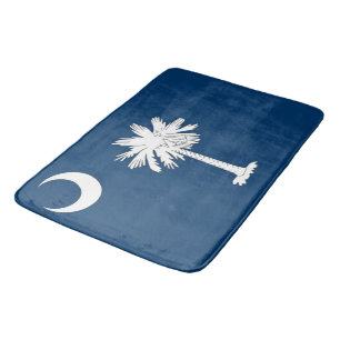 Grand tapis de bain avec le drapeau de la Caroline