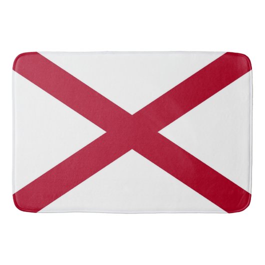 Grand tapis de bain avec le drapeau de l'Alabama,  (Devant)