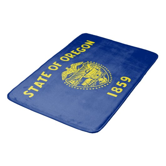 Grand tapis de bain avec le drapeau de l'État de l (Angle)