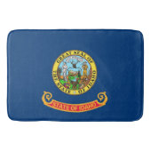 Grand tapis de bain avec le drapeau de l'Idaho, US (Devant)