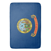 Grand tapis de bain avec le drapeau de l'Idaho, US (devant Vertical)