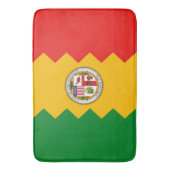 Grand tapis de bain avec le drapeau de Los Angeles (devant Vertical)