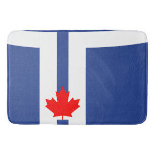 Grand tapis de bain avec le drapeau de Toronto, Ca