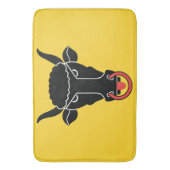 Grand tapis de bain avec le drapeau du Canton d'Ur (devant Vertical)
