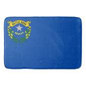 Grand tapis de bain avec le drapeau du Nevada, USA (Devant)