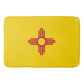 Grand tapis de bain avec le drapeau du Nouveau Mex (Devant)