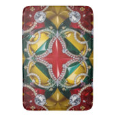 Grand tapis de bain avec les couleurs de Los Angel (devant Vertical)