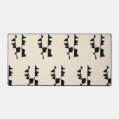 Grand Tapis de Bureau  "Abstrait Dual Face" (Recto)