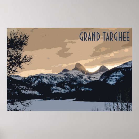 Grand Targhee Vintage Poster (Voorkant)