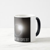 Grand tasse Morphing de l'éclipse solaire 2017 (Devant droit)