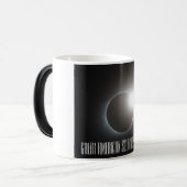 Grand tasse Morphing de l'éclipse solaire 2017 (Devant gauche)
