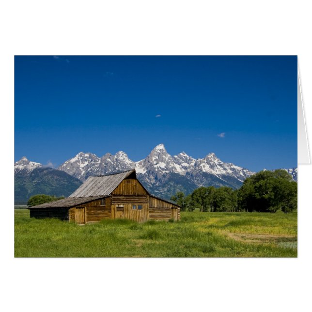 Grand Teton Barn (Voorkant Horizontaal)