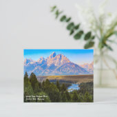 Grand Teton Briefkaart (Staand voorkant)