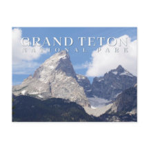 Grand Teton Briefkaart, Nationaal Park Kaart