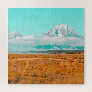 Grand Teton in de herfst puzzel