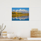 Grand Teton Mountains Wyoming Poster (Keuken)