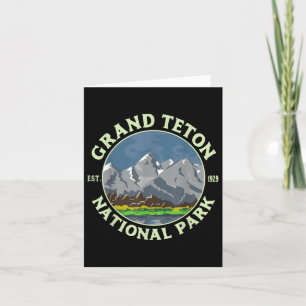Grand Teton Nationaal Park Wy Mountain Hiki Kaart