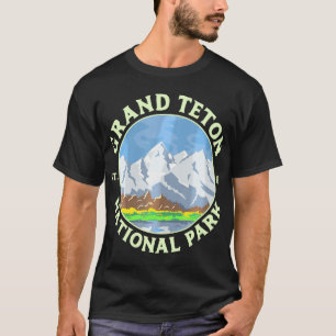 Grand Teton Nationaal Park Wy Mountain Hiki T-shirt