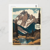 Grand Teton National Briefkaart (Voorkant / Achterkant)