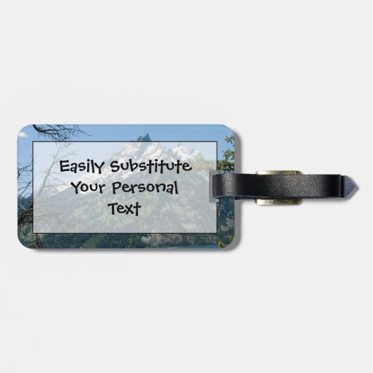 Grand Teton National Park #10 Easy ID Personal Bagagelabel (Achterkant horizontaal)