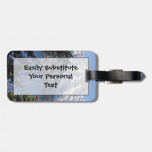 Grand Teton National Park #12 Easy ID Personal Bagagelabel (Achterkant horizontaal)