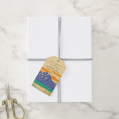 Grand Teton National Park Bruiloft Retro Cadeaulabel (Met Touw)