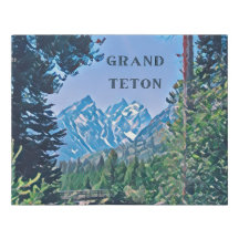 Grand Teton National Park Canvas Muur Opknoping