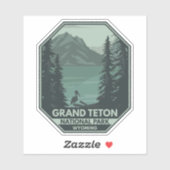 Grand Teton National Park Crane  Sticker (Vel)