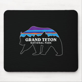 Grand teton national park grizzly bear minimalist muismat