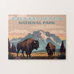 Grand Teton National Park Jackson Wyoming Mountain Legpuzzel
