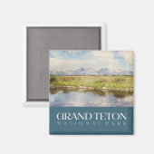 Grand Teton National Park Magnet (Recto/Verso)