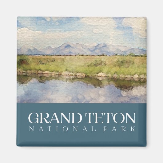 Grand Teton National Park Magnet (Devant)