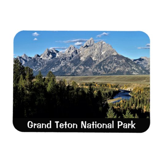 Grand Teton National Park Magnet Magneet (Horizontaal)