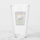 Grand Teton National Park Moose Glas (Achterkant)